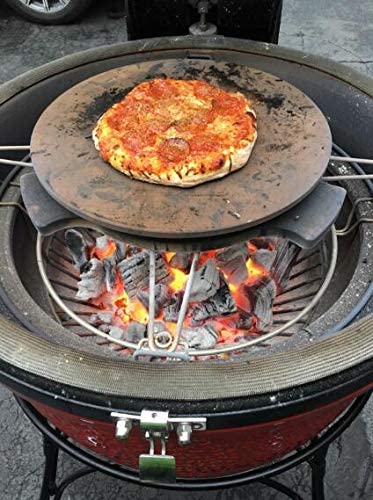 Kamado Ceramic Grill Charcoal Ash Basket fits Kamado Joe Big Joe and other 24 Inch Ceramic Grills
