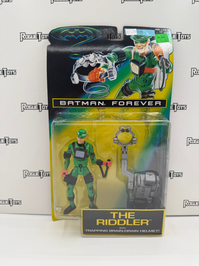 Kenner Batman Forever The Riddler with Trapping Brain-Drain Helmet!
