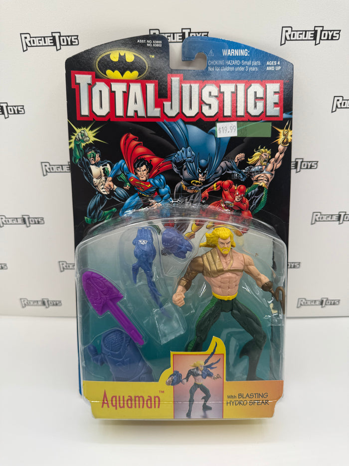 Kenner Batman Total Justice Aquaman with Blasting Hydro Spear