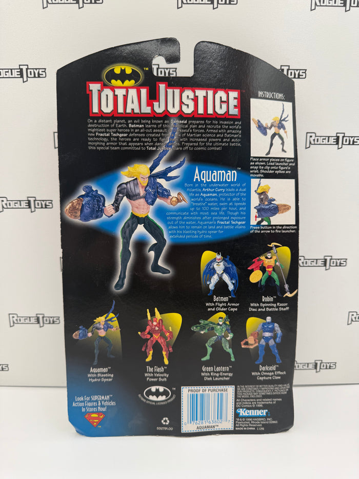 Kenner Batman Total Justice Aquaman with Blasting Hydro Spear