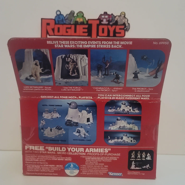 Kenner Star Wars micro collection hoth wampa cave action playset - Rogue Toys