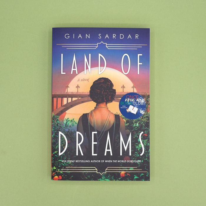 Book cover of 'Land of Dreams' by Gian Sardar on a green background