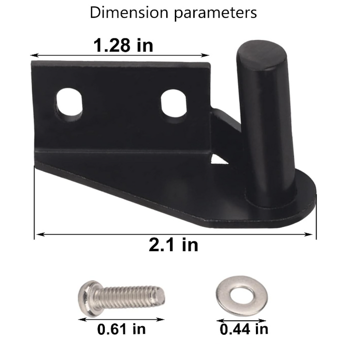 Lid Hinge Kit, 1 x Left Side &1 x Right Side Hinge - for Many Traeger Grills Models Hinges (KIT0001)