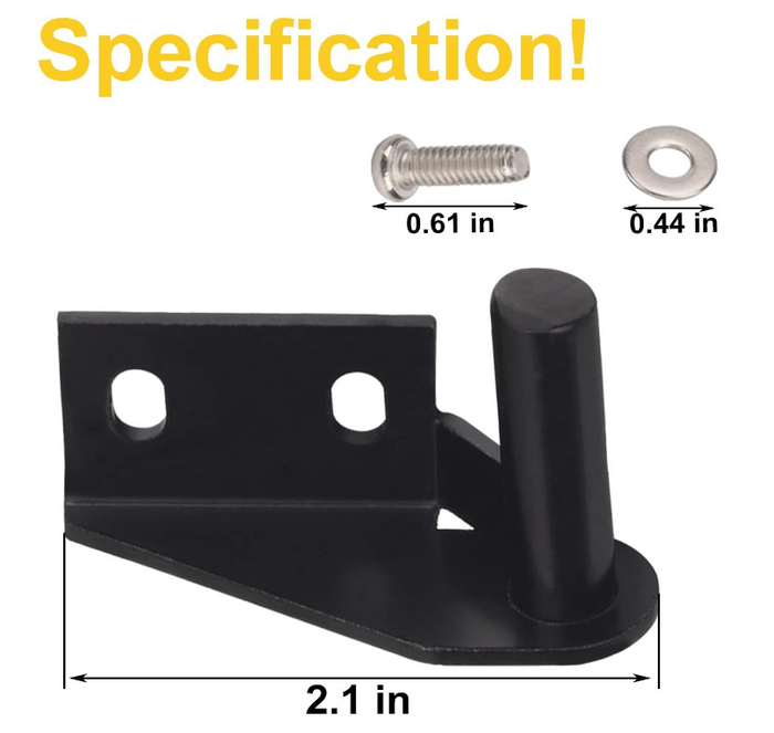 Lid Hinge Kit for Pitboss Pellet Grills, one Left Side and one Right Side Hinge 74050 & 74051
