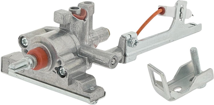NG Gas Grill Manifold Main Burner Control Valve Assembly with Igniter for Weber Summit 400/600 Series