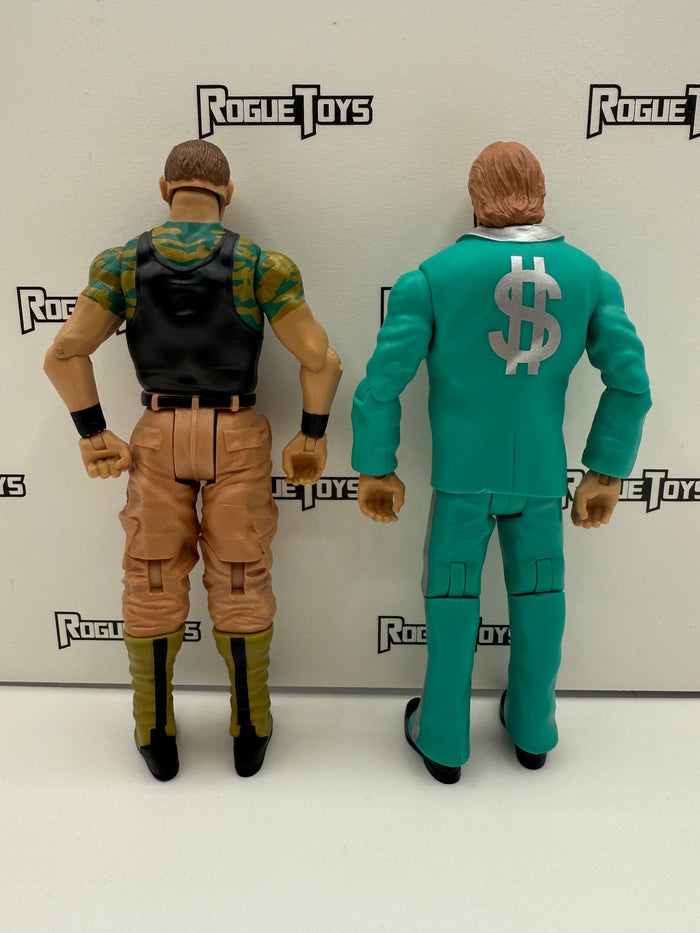 Mattel WWE Basic Flashback Series 1 Sgt. Slaughter & The Million Dollar Man (Walmart Exclusives)