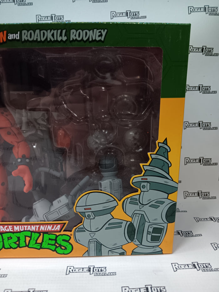 Neca Teenage Mutant Ninja Turtles Cartoon Triceraton Infantryman & Roadkill Rodney