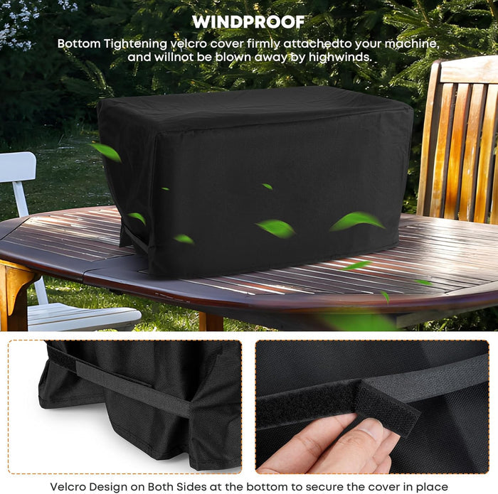 Outdoor Waterproof Gas Grill Cover Fits Cuisinart All Foods Gas Grill, Replacement for Cuisinart CGC-21