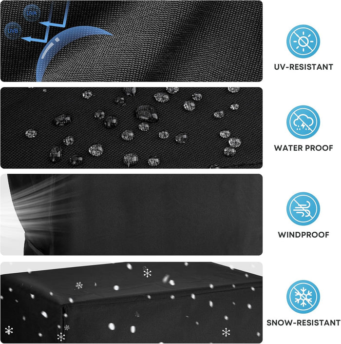 Outdoor Waterproof Gas Grill Cover Fits Cuisinart All Foods Gas Grill, Replacement for Cuisinart CGC-21