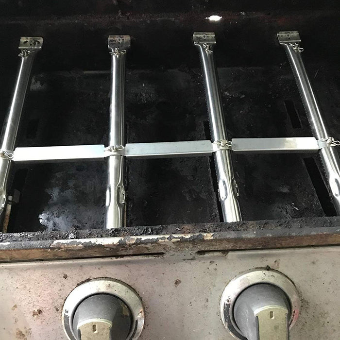 Char Broil BBQ Gas Grill Parts Kit: Burner, Heat Plate and Crossover