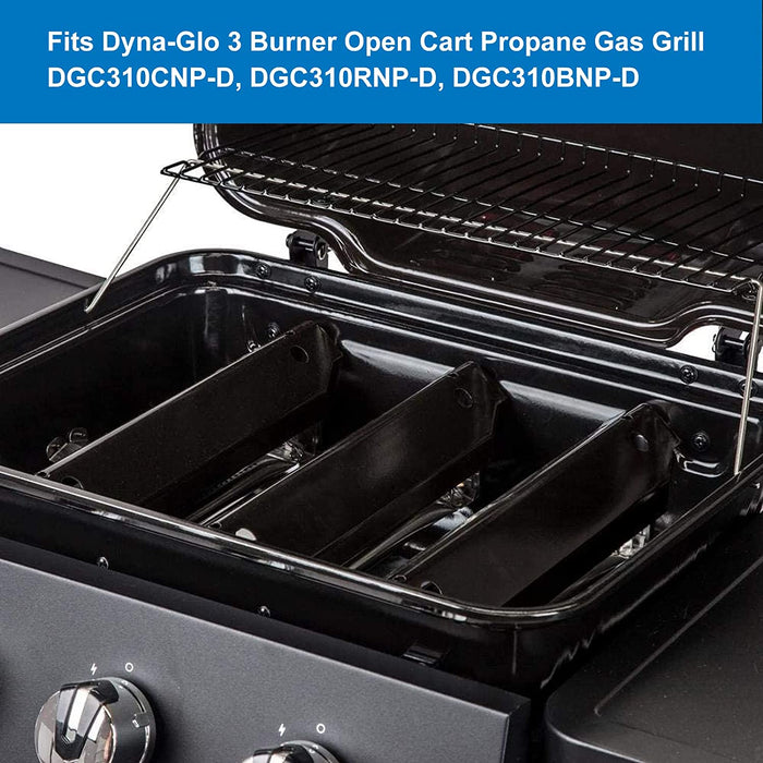Parts Kit for Dyna-Glo DGC310CNP-D, DGC310RNP-D, DGC310BNP-D 3 Burner Grills, Heat Plates and Burners Set
