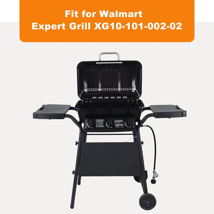 Parts Kit for Expert 3 Burner Walmart XG10-101-002-02 Gas Grill, Porcelian Steel Cooking Grate and Heat Plates Kit