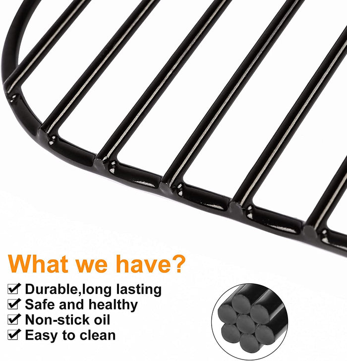 Parts Kit for Expert 3 Burner Walmart XG10-101-002-02 Gas Grill, Porcelian Steel Cooking Grate and Heat Plates Kit