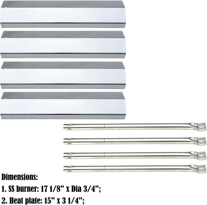 Parts Kit for Surefire SF278LP, SF308LP Gas Grills, Burners+Heat Plates Replacement Kit
