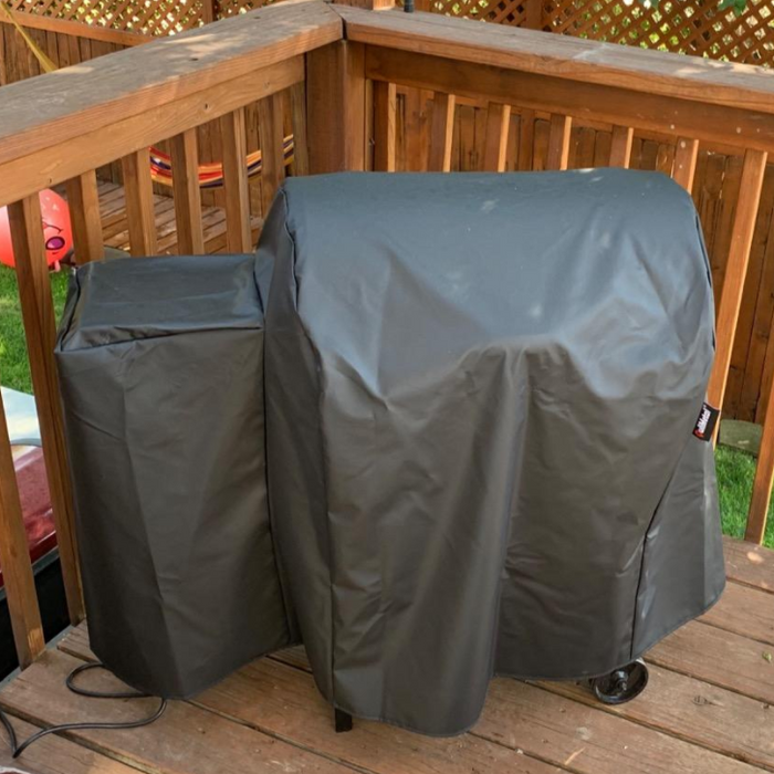 Pellet Grill Cover for KingChii 305, Ozark Grills Bison, Razorback, Stag Wood Pellet Grill Smokers