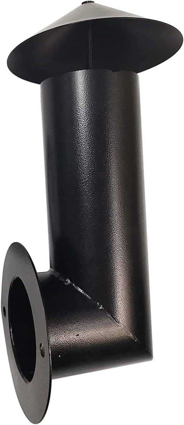 Pellet Grill Smoke Stack, Chimney Replacement Parts for Even Embers Grill Wood Pellet Grill Smokers