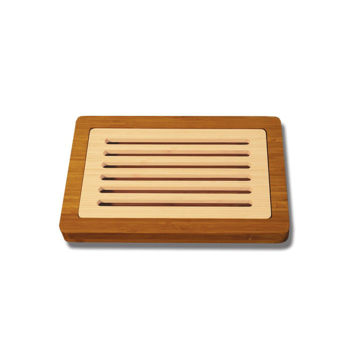 Planche à pain bicolore Totally Bamboo - 24x37cm - garantie 5 ans