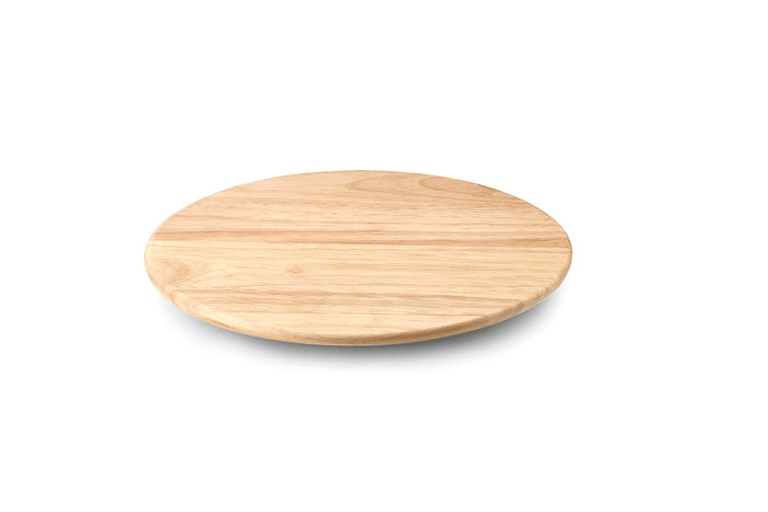 Plateau à fromage rotatif Continenta en bois d'hévéa - 30cm