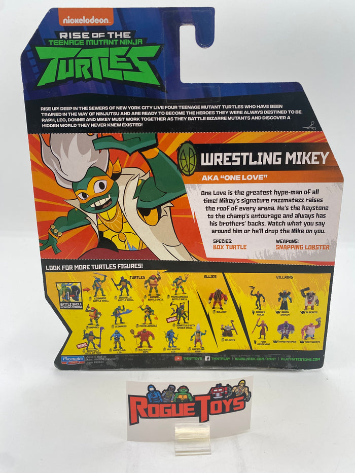 Playmates Nickelodeon Rise of the Teenage Mutant Ninja Turtles Wrestling Mikey AKA “One Love”