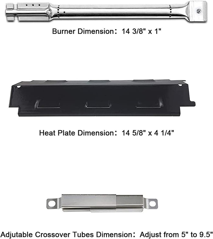 Grill Repair Kit for Char-Broil 466221311, 463252113, 463252114 5 Burner Gas Grills