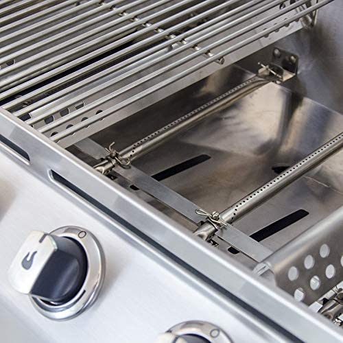 14-3/8"x3/5" Charbroil Advantage Series 4 Burner Gas Grills Repair Kit Stainless Grill Burners G432-8M00-W1 Heat Tent Crossover Replace Parts Kit