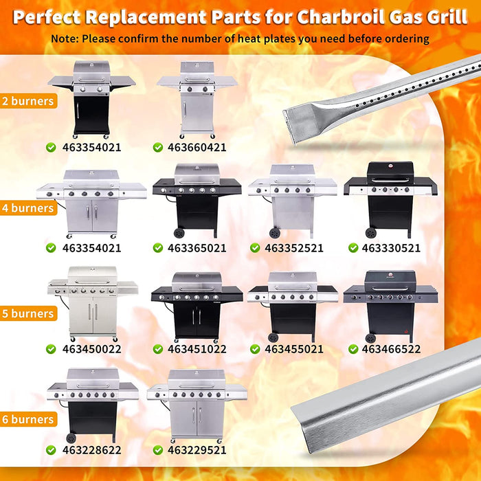 Repair Kit for Char-Broil Performance 2 Burner 463655621, 463660021, 463630021, 463630422, 463660421, 463655421, 463655021, 463654022 Gas Grills