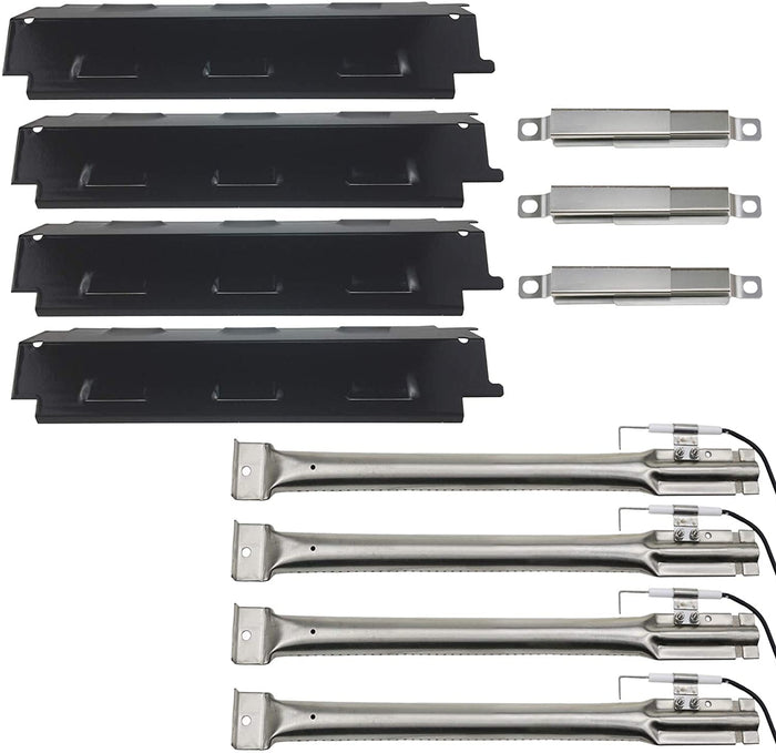 Grill Repair Kit for Master Chef G43215 G43216 S482 Model, Burners + Heat Plates + Crossovers + Igniters kit