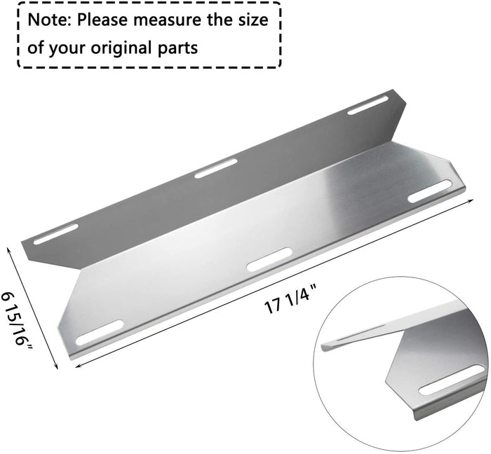 Nexgrill 720-0322, 720-0078, 720-0083, 720-0074 BBQ Grill Repair Kit, Burners + Heat Plates + Thermometers Kit