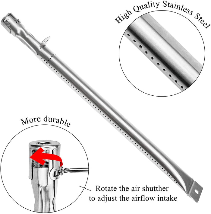 Repair Parts for Char-Griller 5050, 5650, 5252, 5072 Grill, Burners + Heat Tents + Ignitors + Hanger Brackets Grill Parts Kit