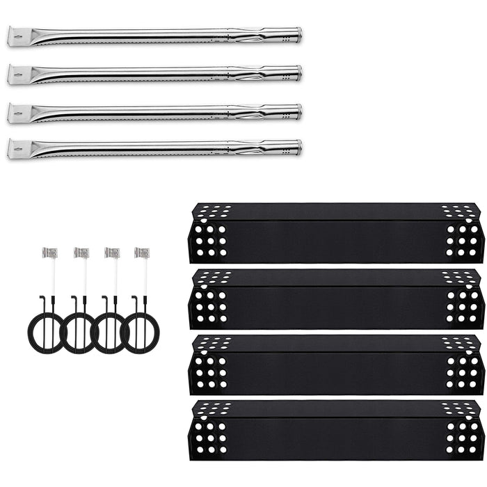Repair Parts for Nexgrill 720-0925, 720-0925P 4 Burner Gas Grills, Replacement Burner Tubes+Heat Plates