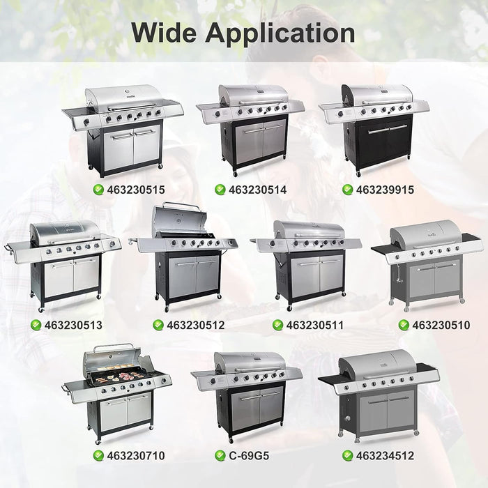 Repair Parts Kit for Char-broil 6 Burner 466226914, 463230510, 463230511, 466226313, 463234511 Gas Grills