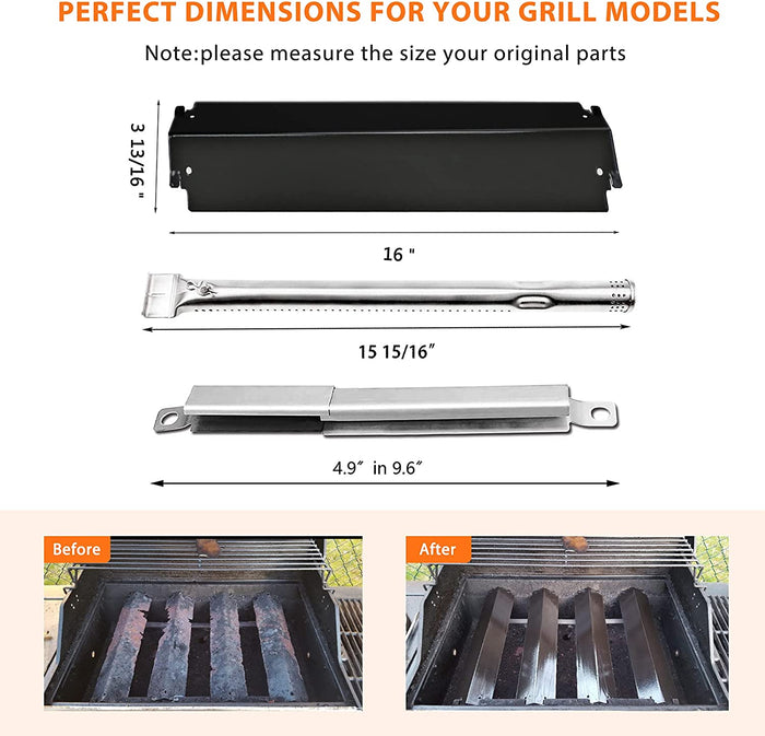 Repair Parts Kit for CharBroil 466272108, 466241614, 466247110, 466247512, 466270912, 463273513, 463273915 4 Burner Grills