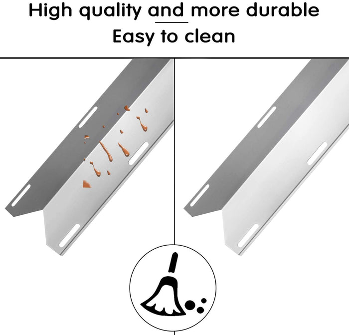 Charmglow 720-0230 3 Burner BBQ Grill Repair Kit, Burners + Heat Plates + Thermometers Kit