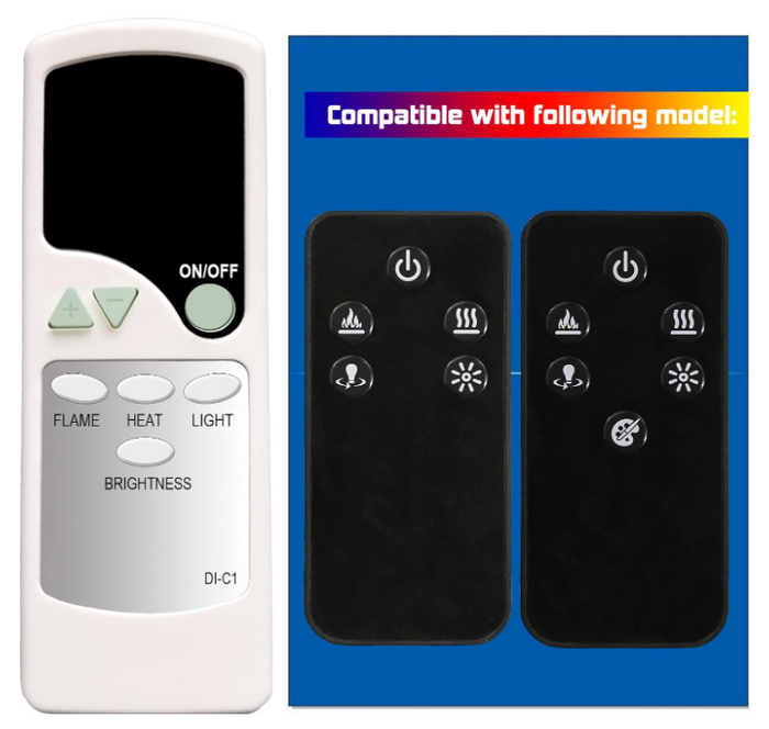 Replacement for Dimplex Revillusion Electric Log Set Fireplace Heater Remote Control