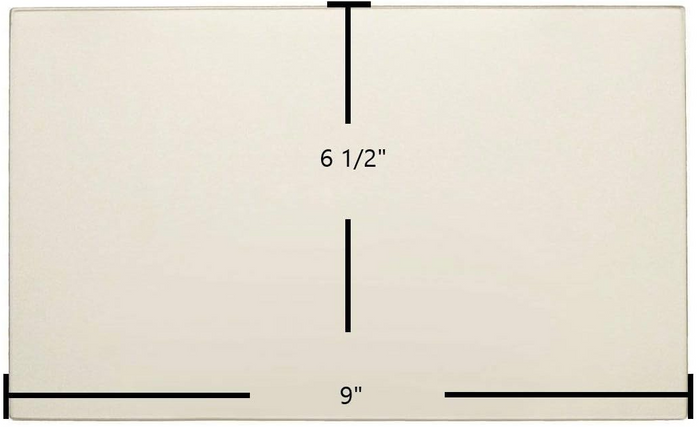 Replacement Glass for Buck Stove 9" x 6 1/2"