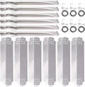 Replacement Parts Kit for Nexgrill 6 Burner 720-0898, 720-0898A, 730-0898, 730-0898A Grills, Stainless Steel Burners and Heat Plates