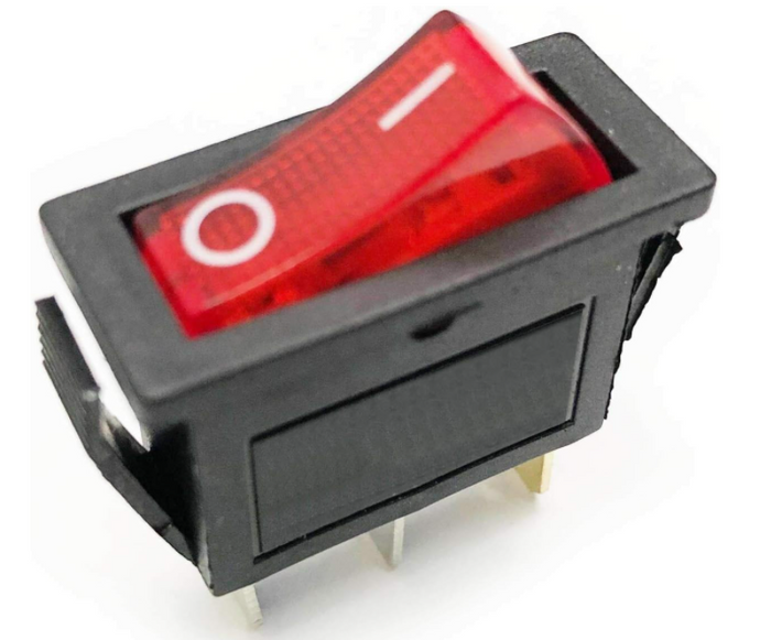 Replacement Rocker Switch Lighted On Off for Electric Fireplaces 120 Volt FMI Desa 120927-24