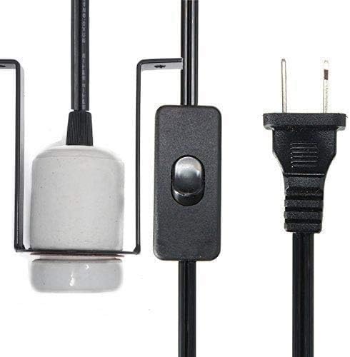 Reptile Ceramic Heat Lamp Holder Pet Heater Bracket for Heat Lamp Bulb 300W (Lamp Bulb Not Included)