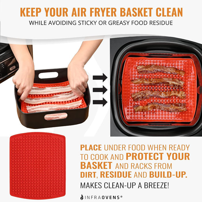 Reusable Heat Resistant Liner Accessories for Ninja Foodi 4qt AG301 5-in-1 Air Fryer Grill