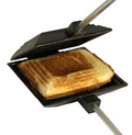 Single Cast Iron Camp Cooker for Outdoor Cooking, Fire Pit, Campfire