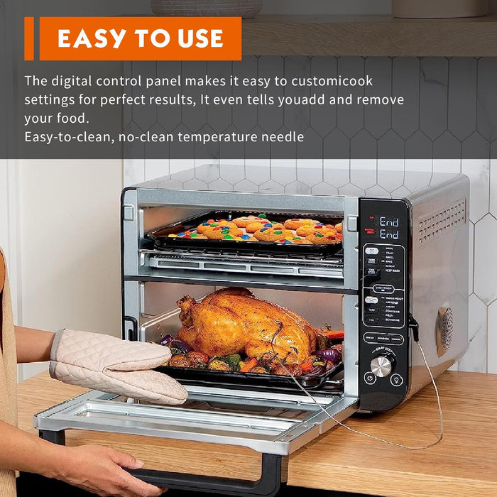 Smart Thermometer Meat Probe for Ninja DCT451 12-in-1 Smart Double Oven with FlexDoor Air Fry Oven