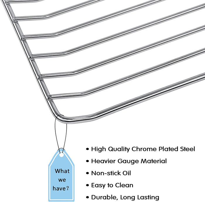 BBQ Grates for Masterbuilt 40 Inch Electric Smokers, 3 Pack 19.69 x 12.2" Replacement Parts