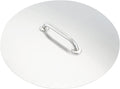 Stainless Steel 22 Inch Dia Round Drop-in Patio Fire Pit Burner Pan Ring Lid Cover