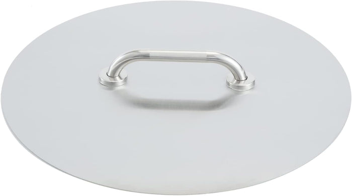 Stainless Steel 22 Inch Dia Round Drop-in Patio Fire Pit Burner Pan Ring Lid Cover
