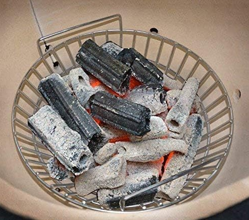 Stainless Steel Charcoal Ash Basket Fits for X-Large Big Green Egg Ceramic Grills (XL)