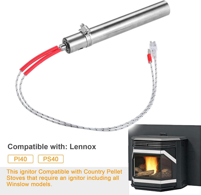 Stove Igniter Replacement H6005 for Lennox Country Winslow PI40 PS40 Pellet Stoves