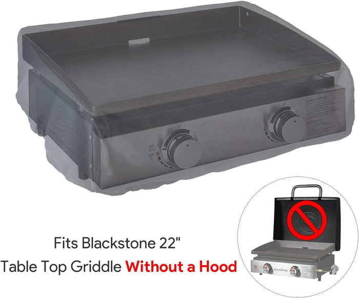 Table Flat Top Griddle Cover + Carry Bag fits Blackstone 22 Inch Griddle Without Hood