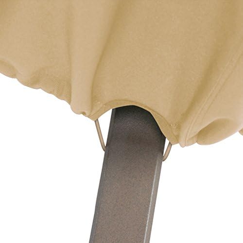Terrazzo Water-Resistant 44 Inch Round Fire Pit Cover, Patio Furniture Cover