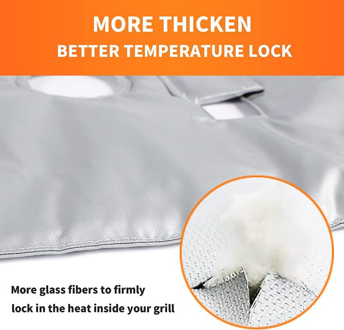 Thermal Insulated Blanket for Pit Boss Lexington/Sportsman/Navigator 550/540/500 Wood Pellet Smoker, PB500NX PB500SP PB550G Blanket Grill Accessory