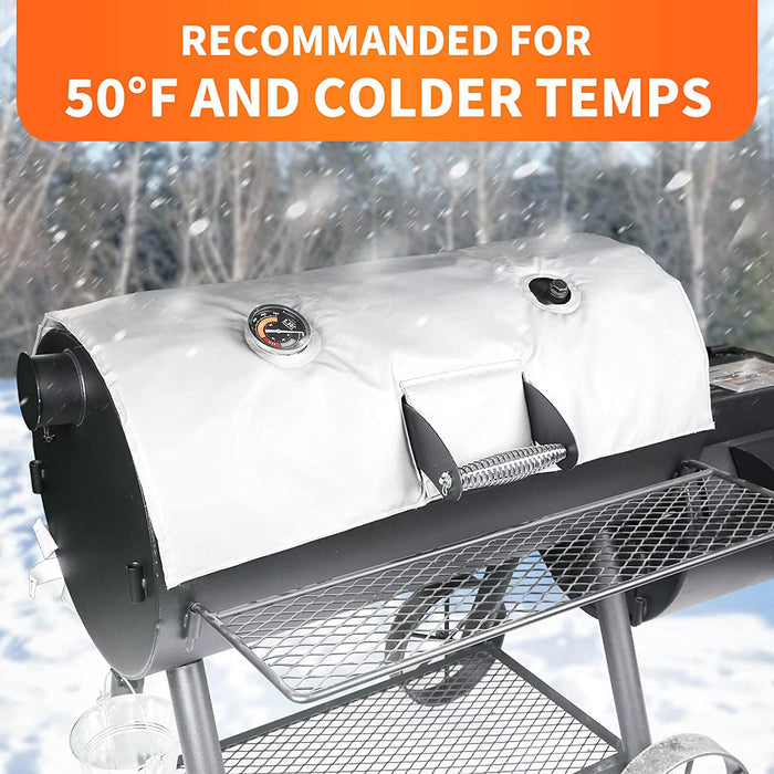 Thermal Insulated Blanket Winter Cover fits Oklahoma Joe HighLand Pellet Smoker BBQ Grills